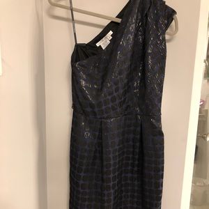 Maggy London one shoulder cocktail dress